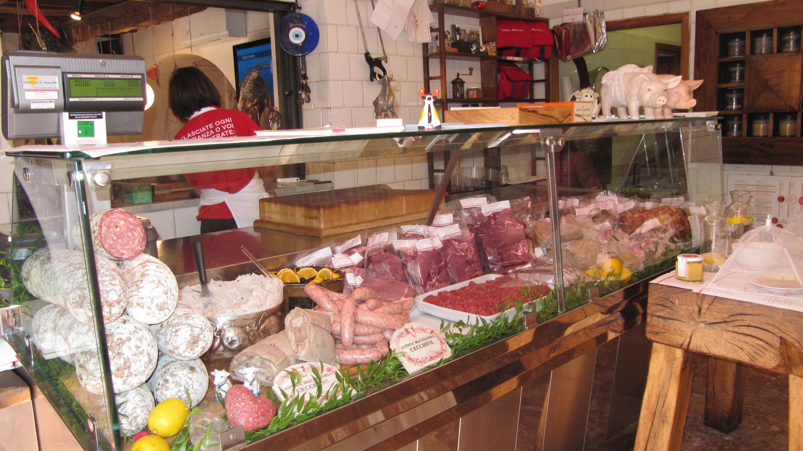 Butcher shop in Panzano in Chianti