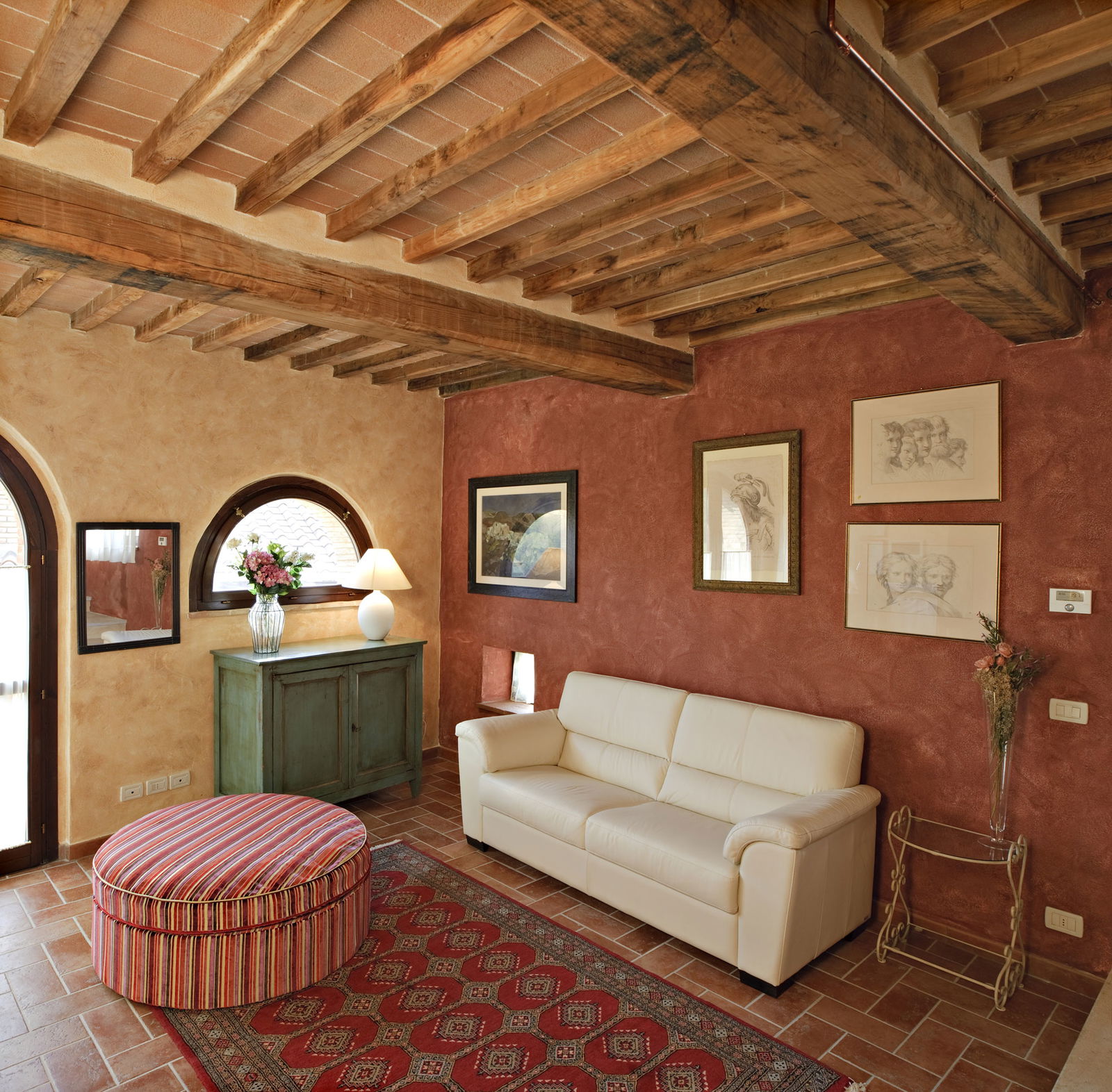 Living room at La Roccaia